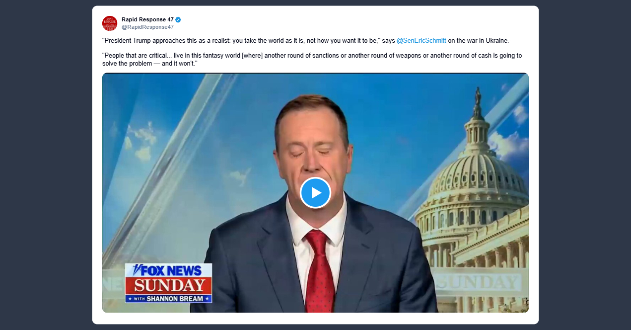 Schmitt sull’Ucraina: Trump affronta la questione da realista