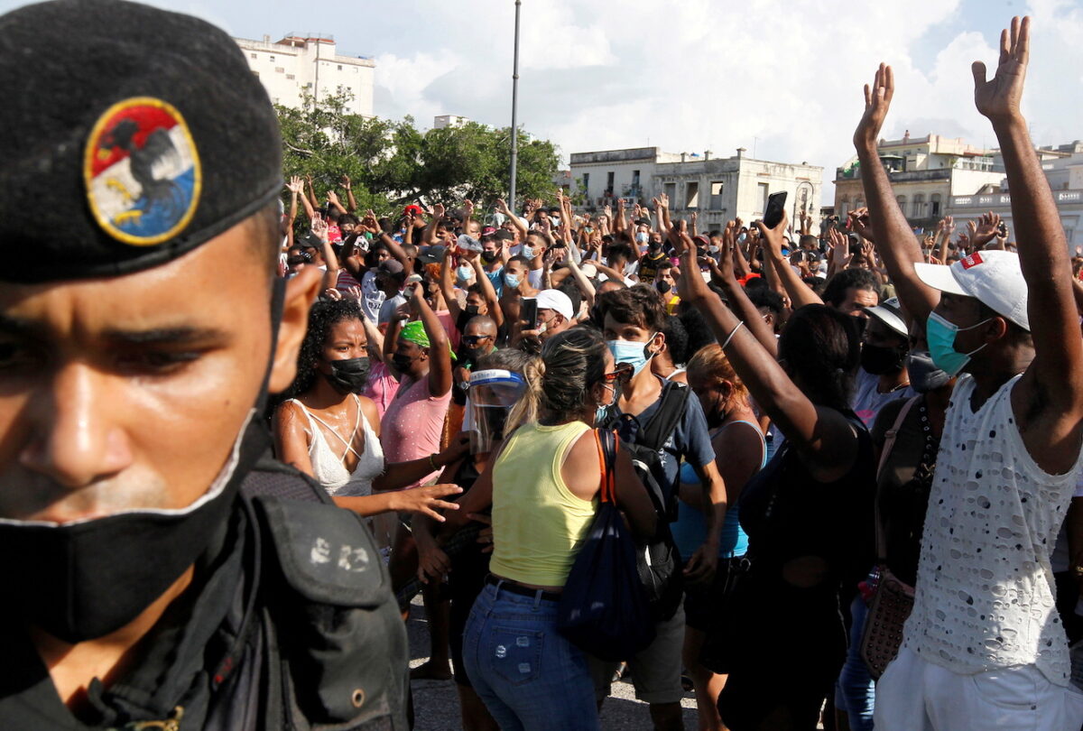 Proteste a L'avana